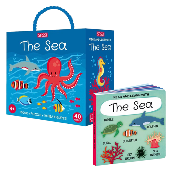 Read and Learn With the  Sea - Book and Puzzle