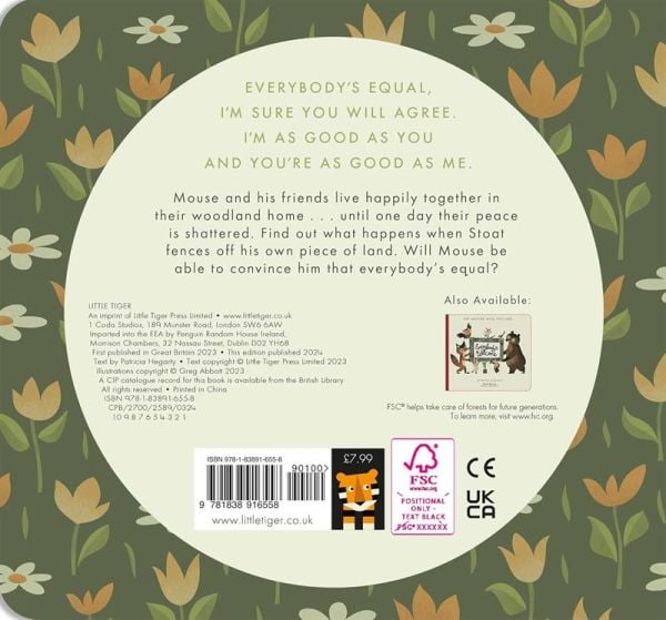Everbodys Equal - Board Book