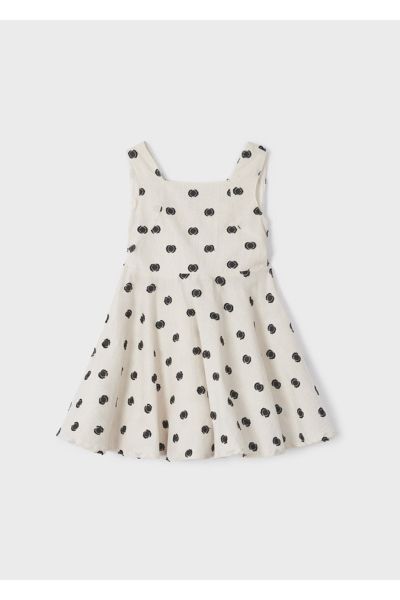 Mayoral Kız Çocuklar Için Pamuklu Puantiyeli Elbise