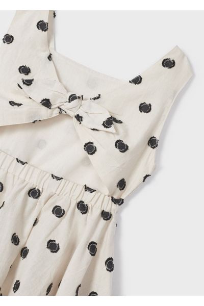 Mayoral Kız Çocuklar Için Pamuklu Puantiyeli Elbise