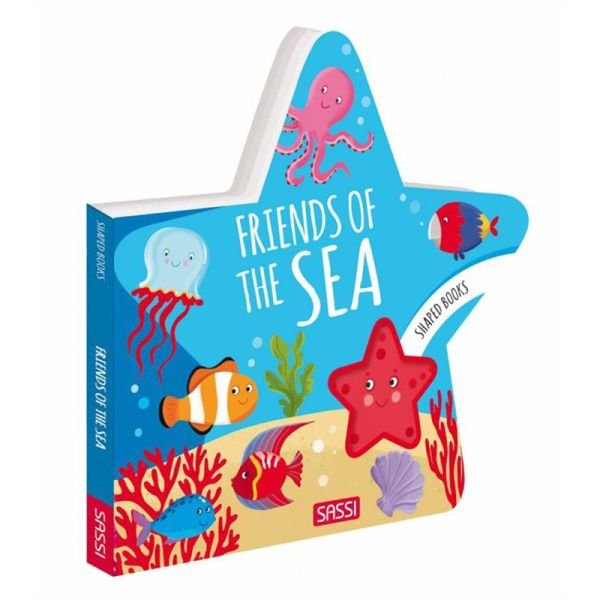 Friends Of The Sea - Shaped Board Book