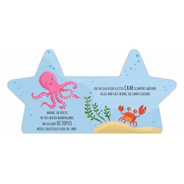 Friends Of The Sea - Shaped Board Book