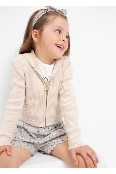 Mayoral Kız Çocuk Kspişonlu Triko Hırka