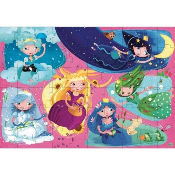 Nature Princesses - Book And Puzzle