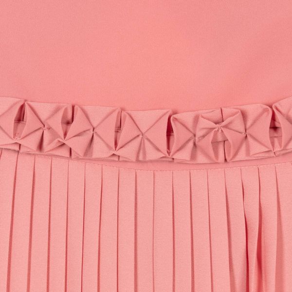 Mayoral Kız Pembe Pileli Krep Tulum