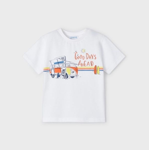 Mayoral Yazlık Erkek T-shirt Şort 3'lü Set Turuncu