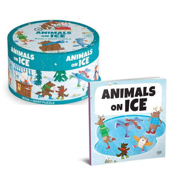 Animals On Ice Giant Puzzle
