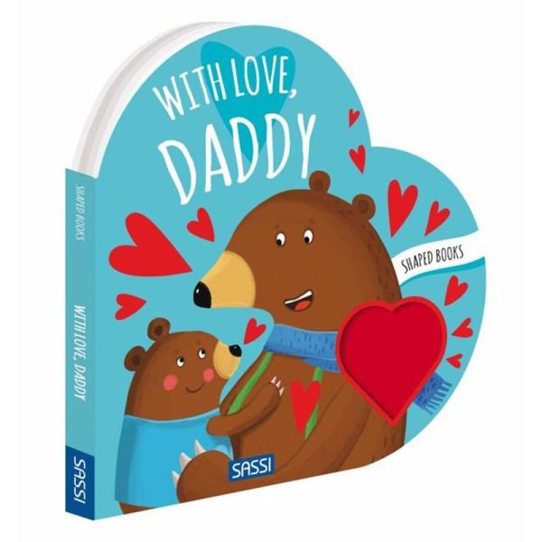 With Love Daddy - Shaped Board Book