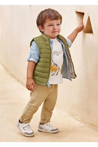 Mayoral Erkek Bebek Bej Pantolon Keten