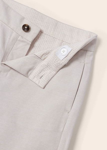 Mayoral Erkek Çocuk Bej Pamuklu & Keten Şor