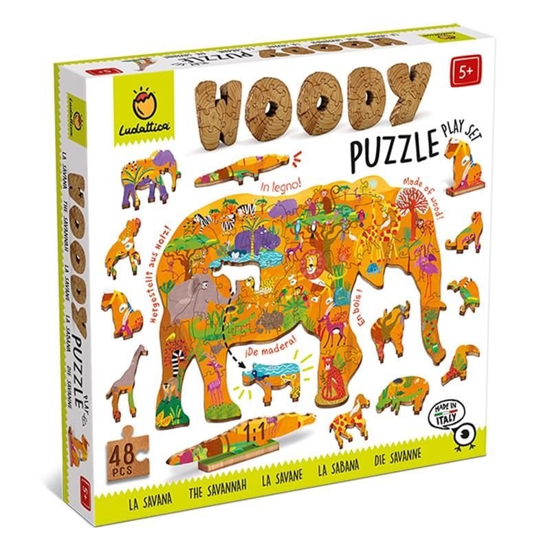 Ahşap Puzzle - Savana