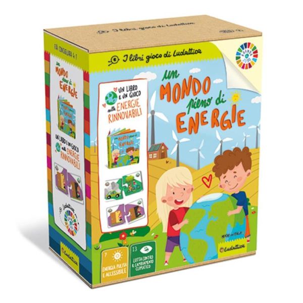 Enerji Dolu Bir Dünya - Puzzle ve Kitapçık