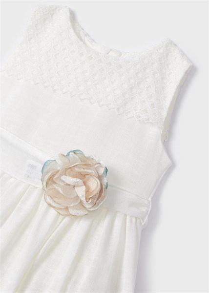 Mayoral Kız Çocuk Güpürlü Elbise