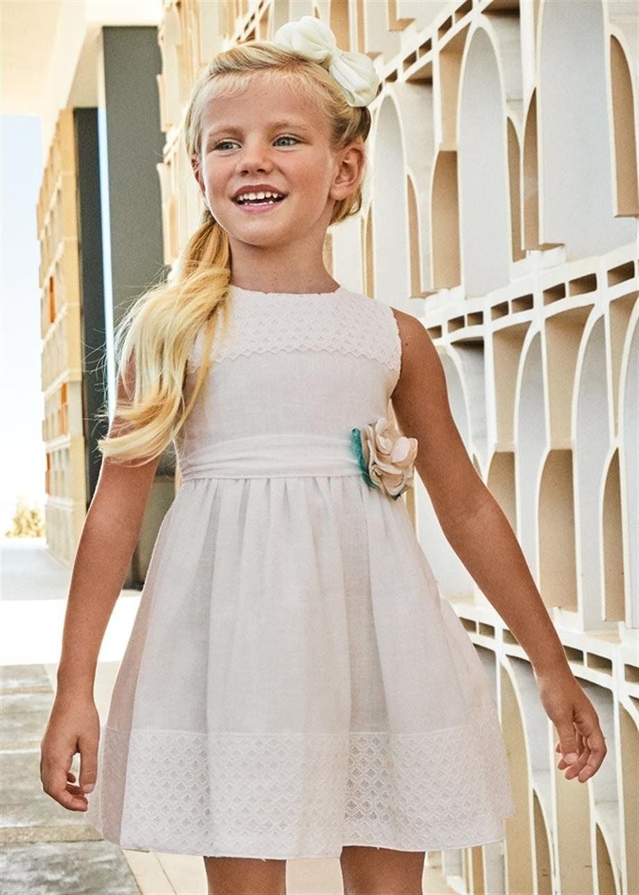 Mayoral Kız Çocuk Güpürlü Elbise